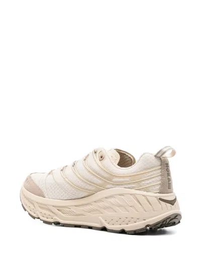 Hoka Stinson Evo Og Rubber-trimmed Mesh Trail Running Sneakers In Neutral