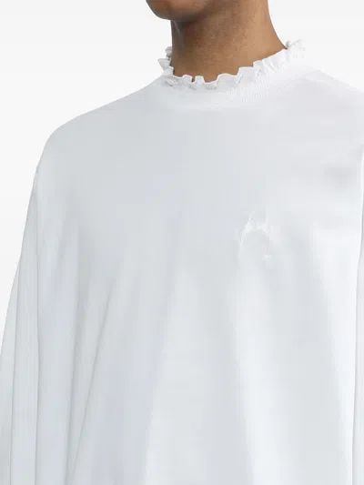 Random Identities Ruffled Cotton Sweatshirt
