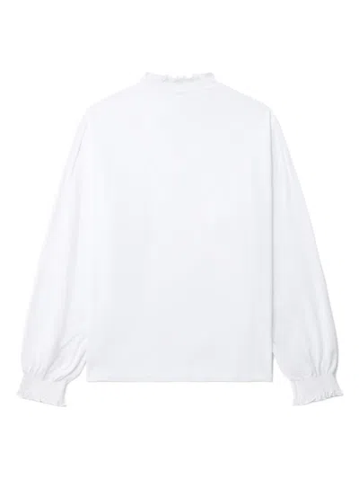 Random Identities Ruffled Cotton Sweatshirt