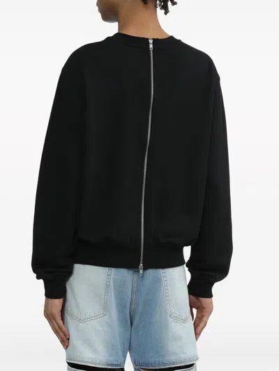 Random Identities Zip-up Cotton Sweatshirt