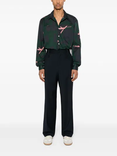 Paura Kyros Wool Tailored Trousers