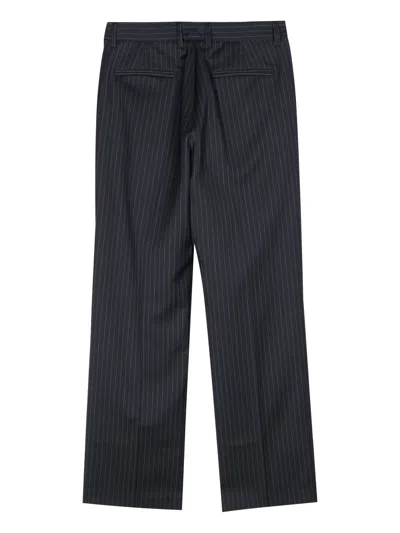 Winnie Ny Israel Pinstripe-pattern Trousers In Blue