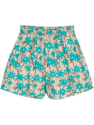 Junya Watanabe Printed Pattern Shorts
