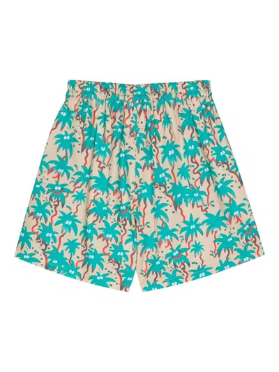 Junya Watanabe Printed Pattern Shorts