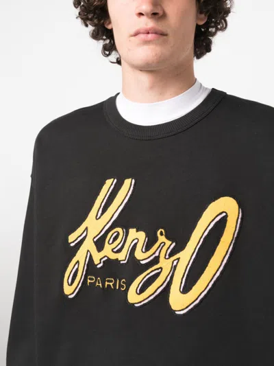 Kenzo Logo Oversized Cotton Sweatshirt