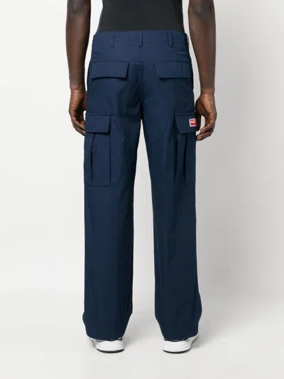 Kenzo Blue Cargo Trousers