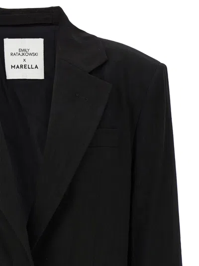 Marella Capsule Blazer In Black