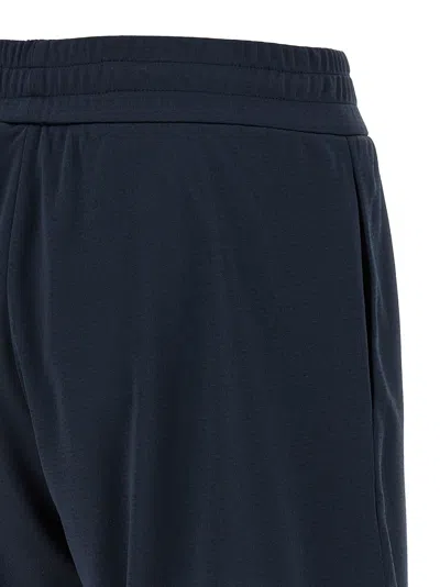Fendi Ff Jacquard Shorts In Blue