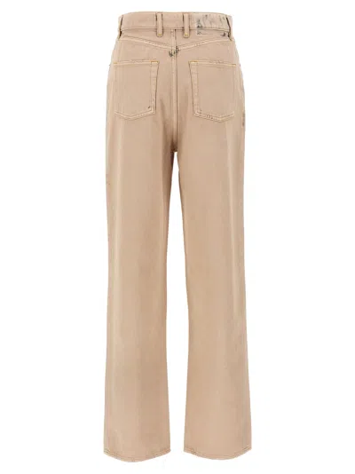 Golden Goose Kim Jeans In Neutral