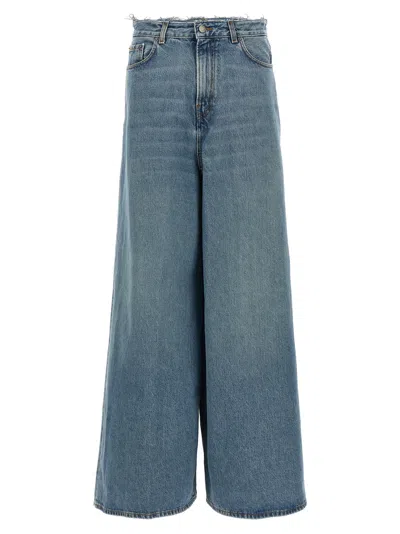 Haikure Big Bethany Wide Leg Jeans In Blue