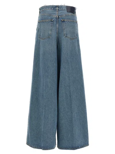 Haikure Big Bethany Wide Leg Jeans In Blue