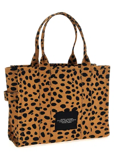 Marc Jacobs Cheetah Canvas The Large Tote Bag In Multi