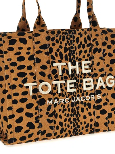 Marc Jacobs Cheetah Canvas The Large Tote Bag In Multi