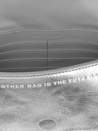 Marc Jacobs Silver The Metallic Chain Mini Bag In Silver
