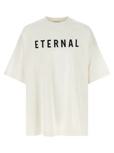 Fear Of God Eternal Oversized Logo-detailed Cotton-jersey T-shirt In White