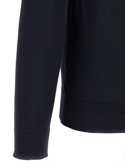 John Smedley Hatfield Long Sleeves Crewneck Pullover In Blue