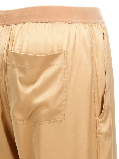 Tom Ford Straight-leg Pajama Style Silk Pants In Neutral