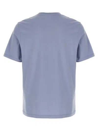 Maison Kitsuné Maison Kitsune' T-shirts And Polos In Light Blue