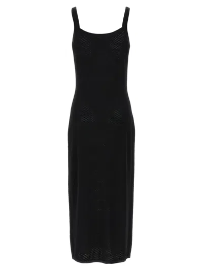 Alexander Wang T T By Alexander Wang Mesh Dress In Black