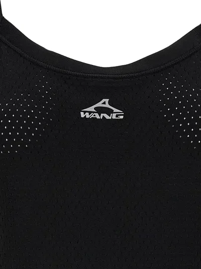 Alexander Wang T T By Alexander Wang Mesh Dress In Black