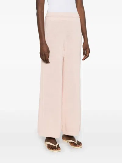Iris Von Arnim Knitted Trousers In Pink