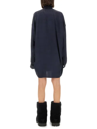 Balenciaga Women's All Over Logo Shirt In Black