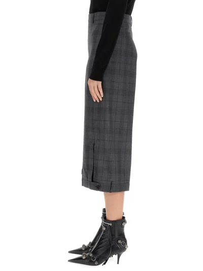Balenciaga Deconstructed Short In Gray