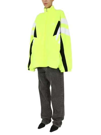 Balenciaga Sporty B Cosy Tracksuit Jacket In Yellow