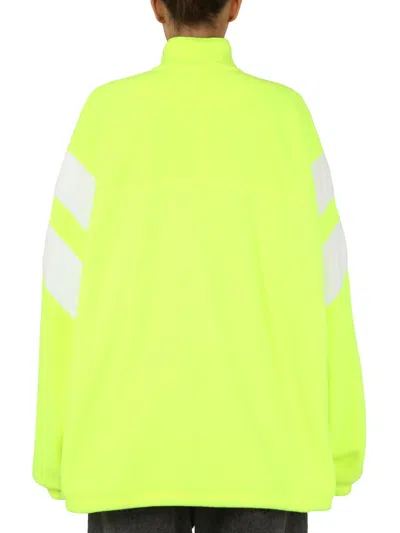 Balenciaga Sporty B Cosy Tracksuit Jacket In Yellow