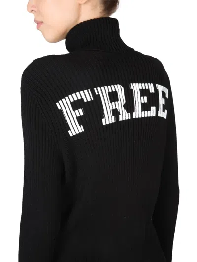 Shop Balenciaga Women Maglia A Collo Alto In Black