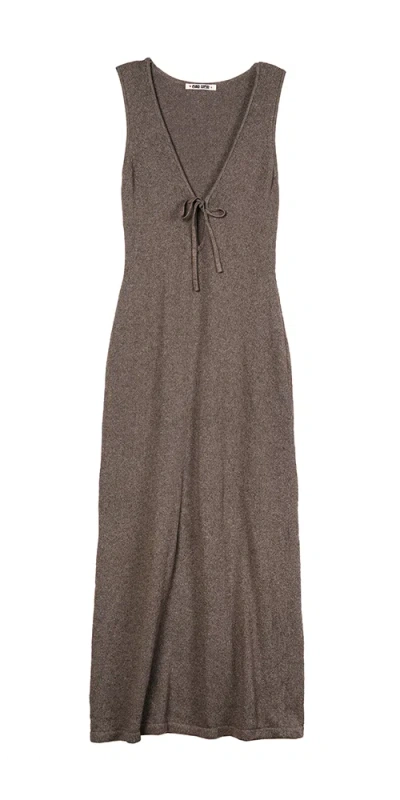 Ciao Lucia Delphinus Knit V-neck Midi Dress