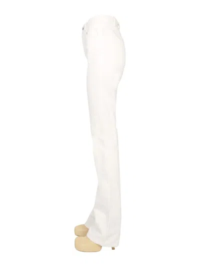 Bottega Veneta Women Flare Jeans In White