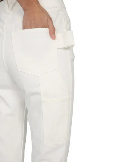 Bottega Veneta Women Flare Jeans In White