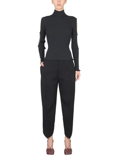 Bottega Veneta Women Maglia A Collo Alto In Green