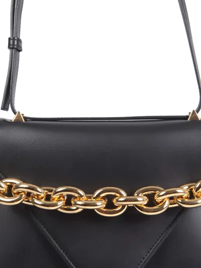 Bottega Veneta Women Suede Envelope Bag In Black