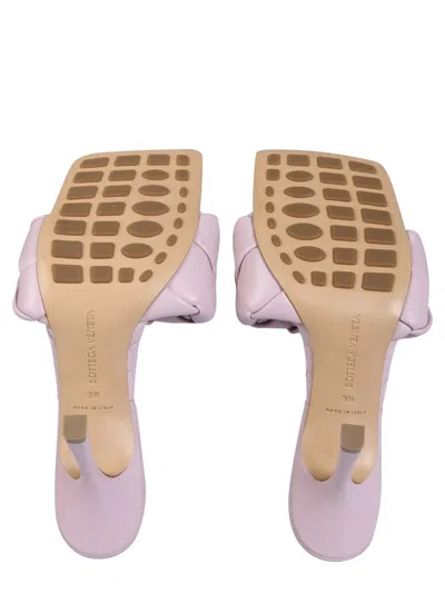 Bottega Veneta Lido 90mm Leather Mules In Pink