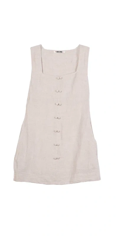 Ciao Lucia Virginie Dress Oatmeal Linen