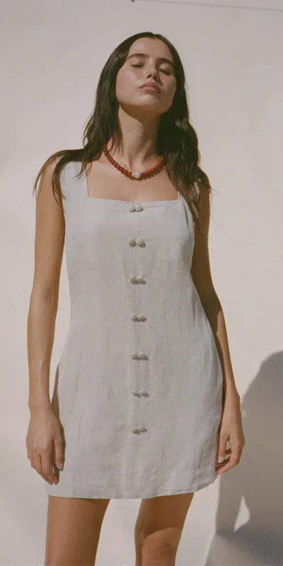 Ciao Lucia Virginie Dress Oatmeal Linen