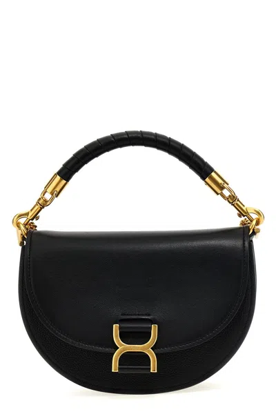 Chloé Leather Top Handle Bag In Black