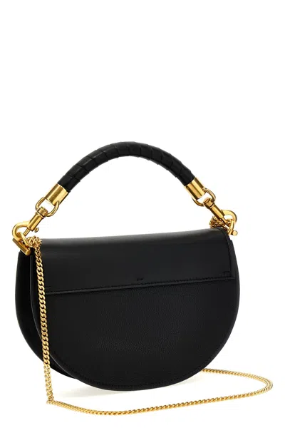 Chloé Leather Top Handle Bag In Black