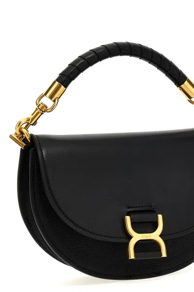 Chloé Leather Top Handle Bag In Black