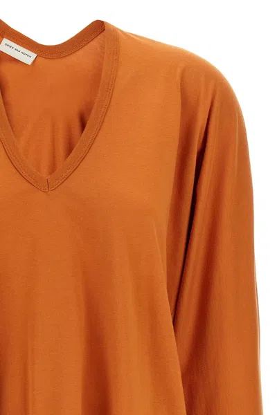 Dries Van Noten Hena Bis T-shirt In Orange