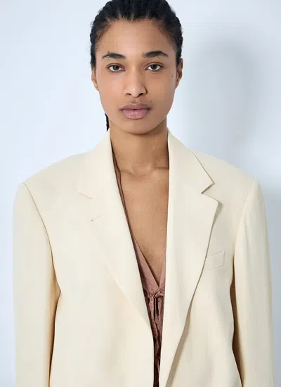 Dries Van Noten Crop Single-breasted Blazer In Multicolor