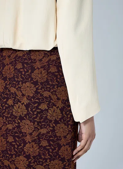 Dries Van Noten Crop Single-breasted Blazer In Multicolor