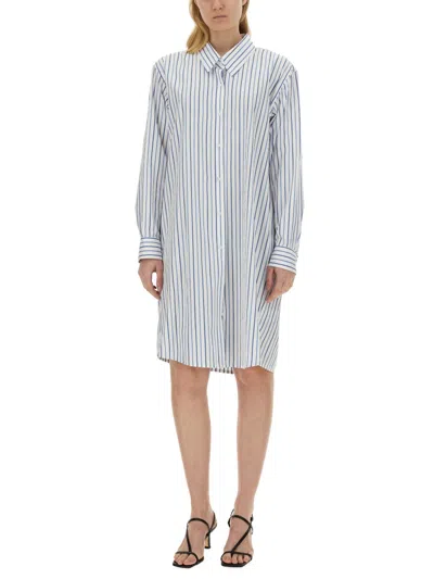 Dries Van Noten Women Shirt With Stripe Pattern In Multicolor