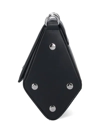 Vivienne Westwood Logo Shoulder Bag In Black