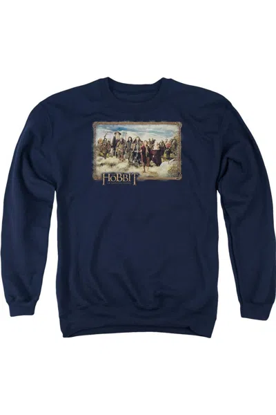 Gildan The Hobbit Hobbit & Company Adult Crewneck Sweatshirt In Blue
