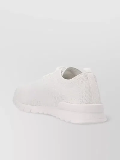 Kiton Knit Upper Sneakers Featuring Pull Tab