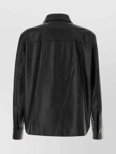 Loewe Embossed Anagram Leather Jacket