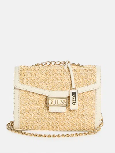 Guess Factory Sabrina Wallet On A String In White